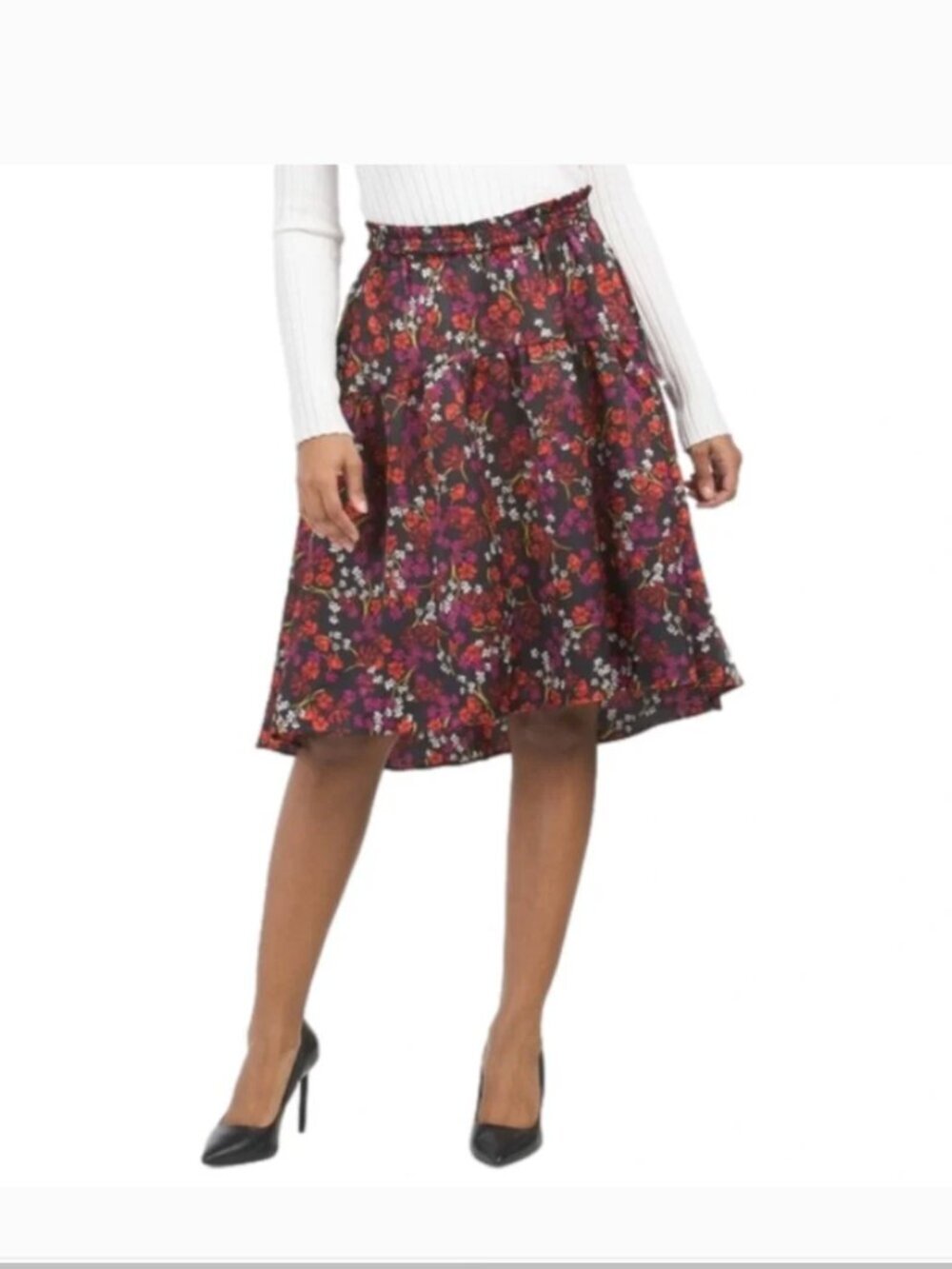 NWT Draper James Waterfall Floral Skirt XL
